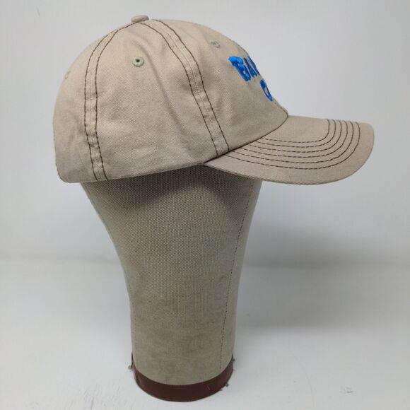 Barking Cow Slideback Hat Beige Tan Adjustable Embroidered Logo - Picture 6 of 12